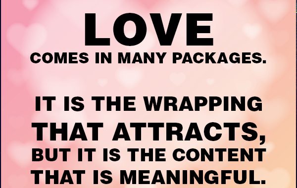 Love Comes In Many Packages - Allen Weinstein